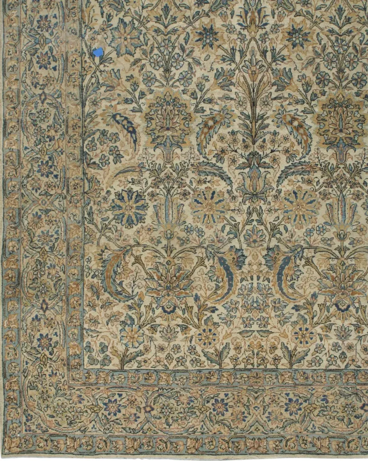 Persian Kerman Rug 5'10 x 8'10 - Beige - Beige