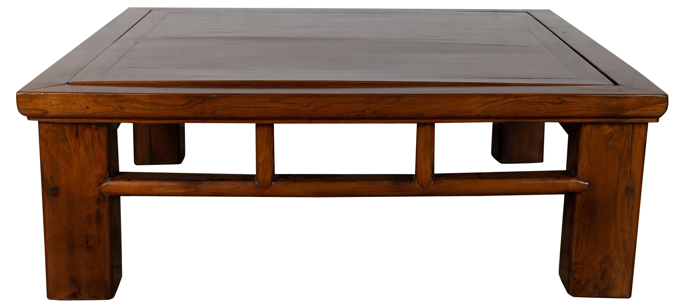 Qing Dynasty Style Elm Coffee Table - FEA Home - Brown