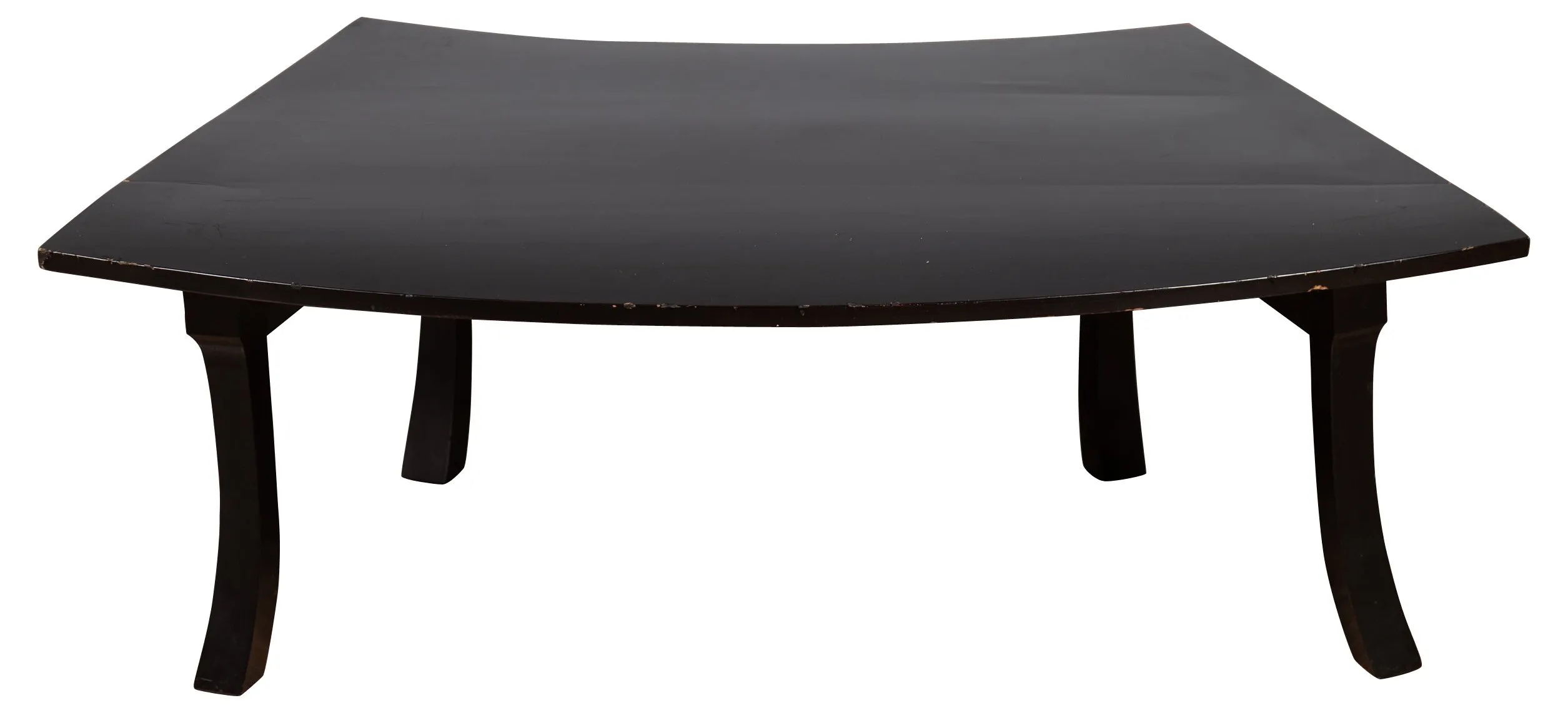 Petite Japanese Taish Black Tea Table - FEA Home - Brown