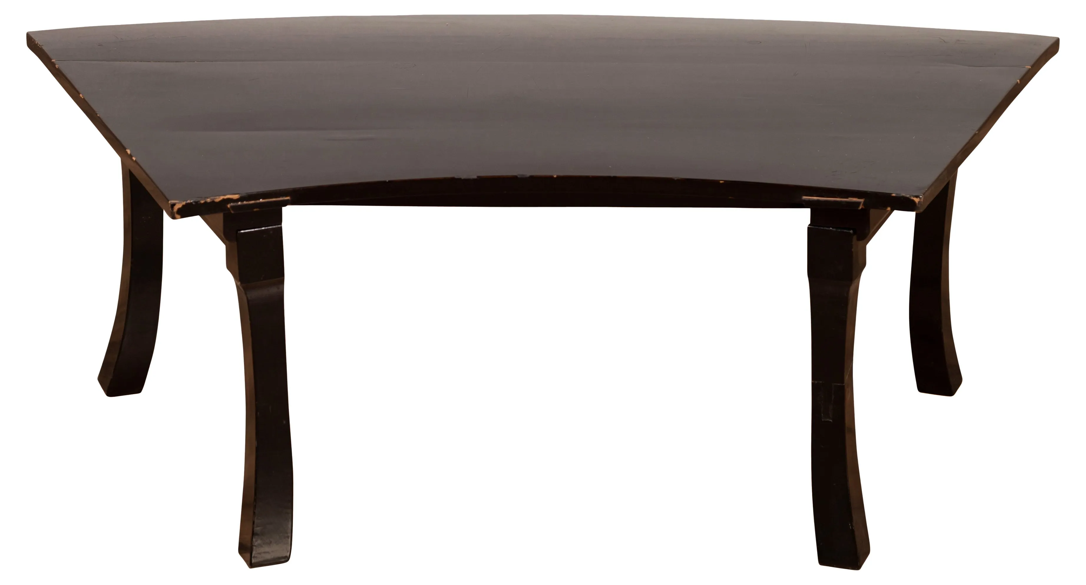 Petite Japanese Taish Black Tea Table - FEA Home - Brown