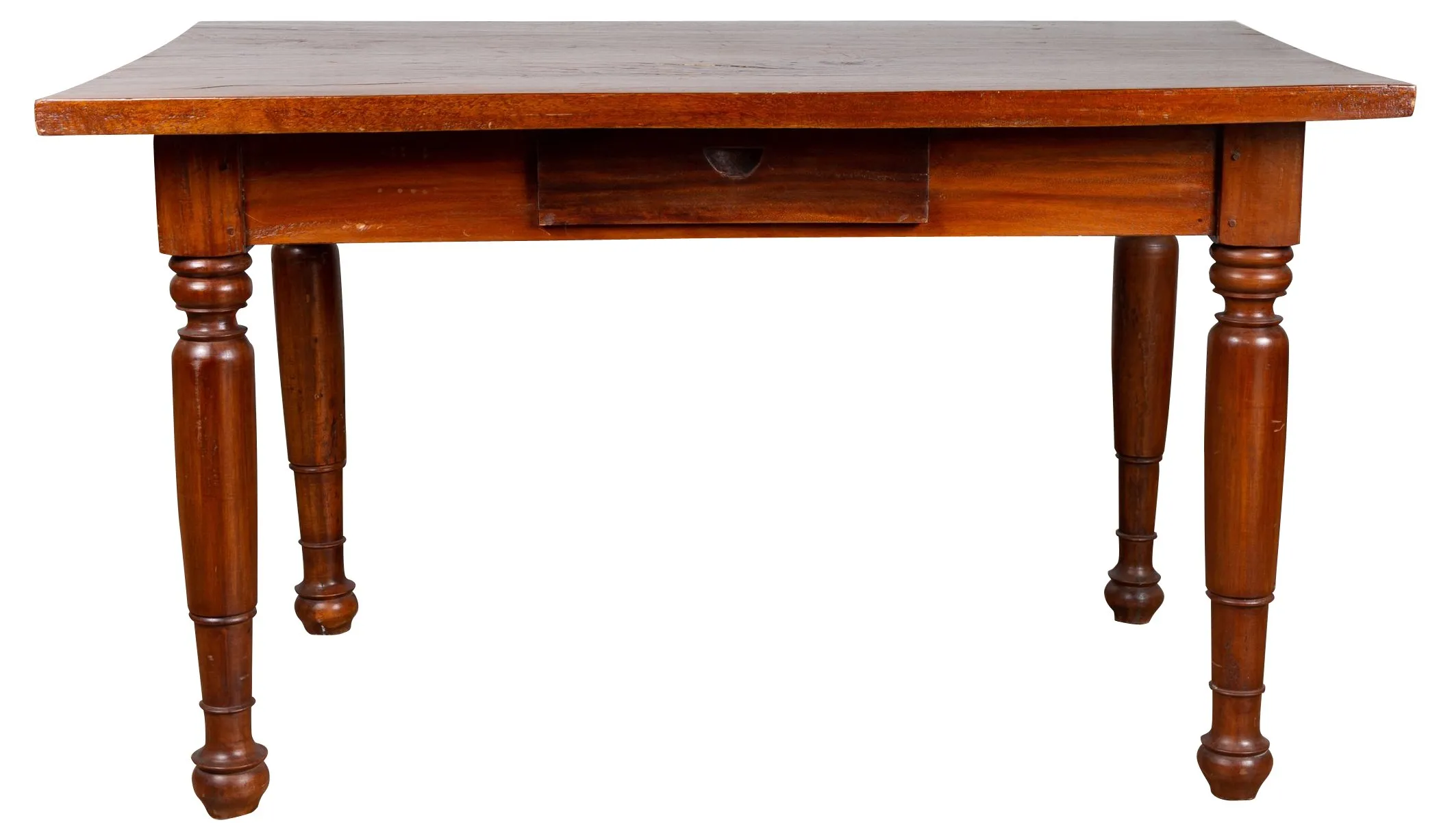 Dutch Colonial Javanese Teak Desk - FEA Home - Brown