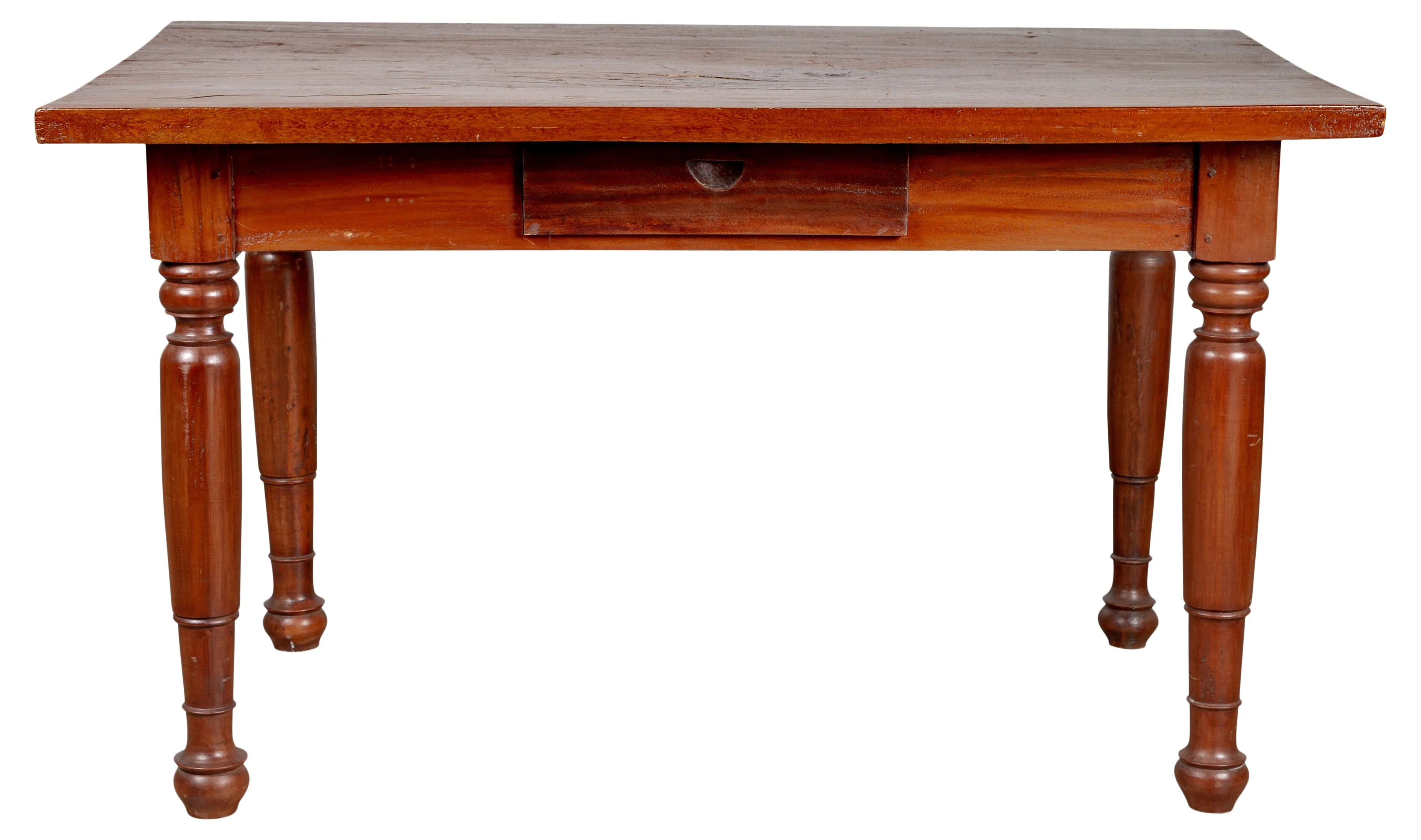 Dutch Colonial Javanese Teak Desk - FEA Home - Brown