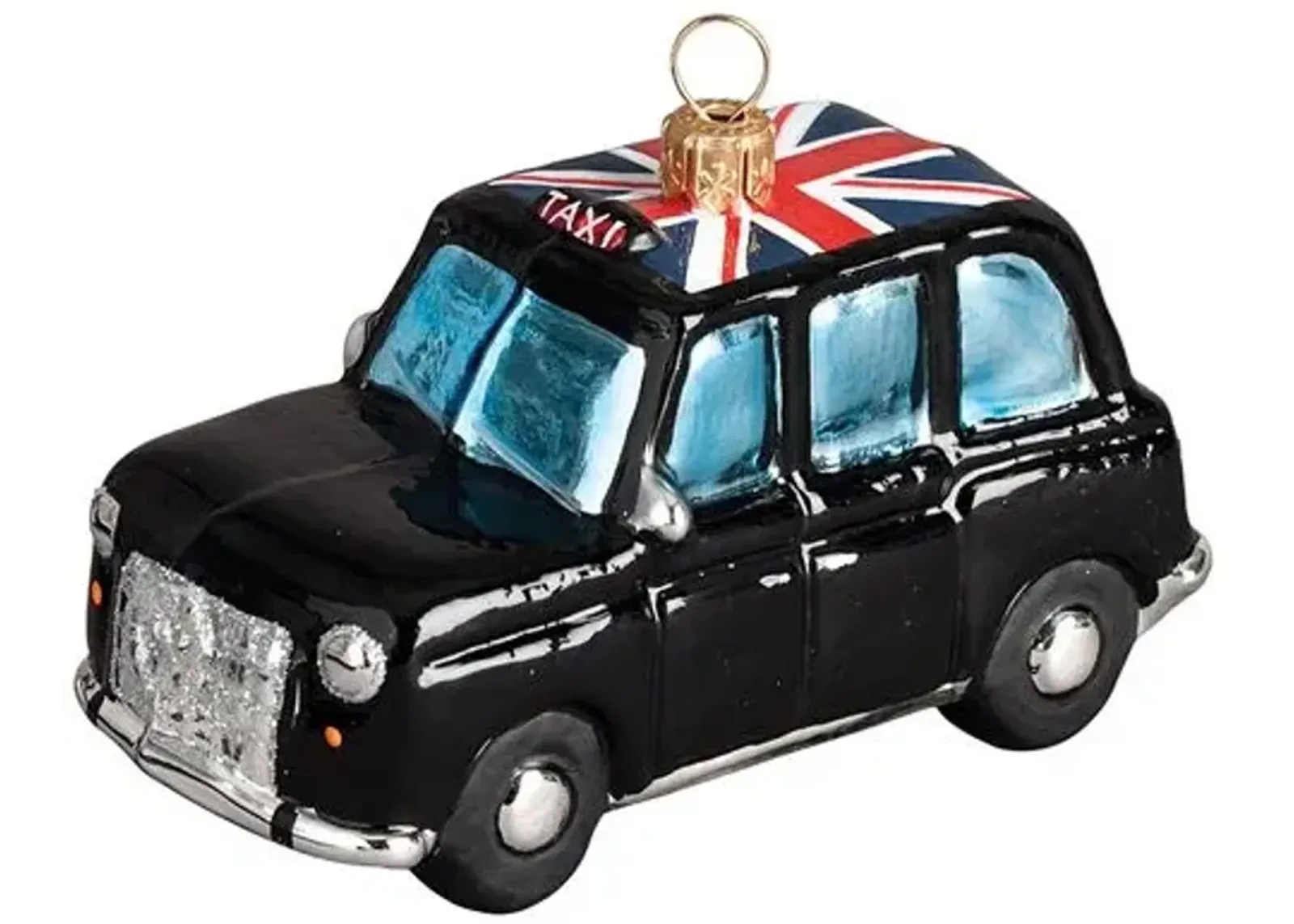 London Taxi Ornament - Black