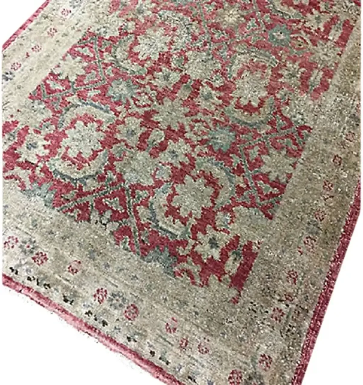 Turkish Oushak Rug - 3'6" x 5'4" - red - red