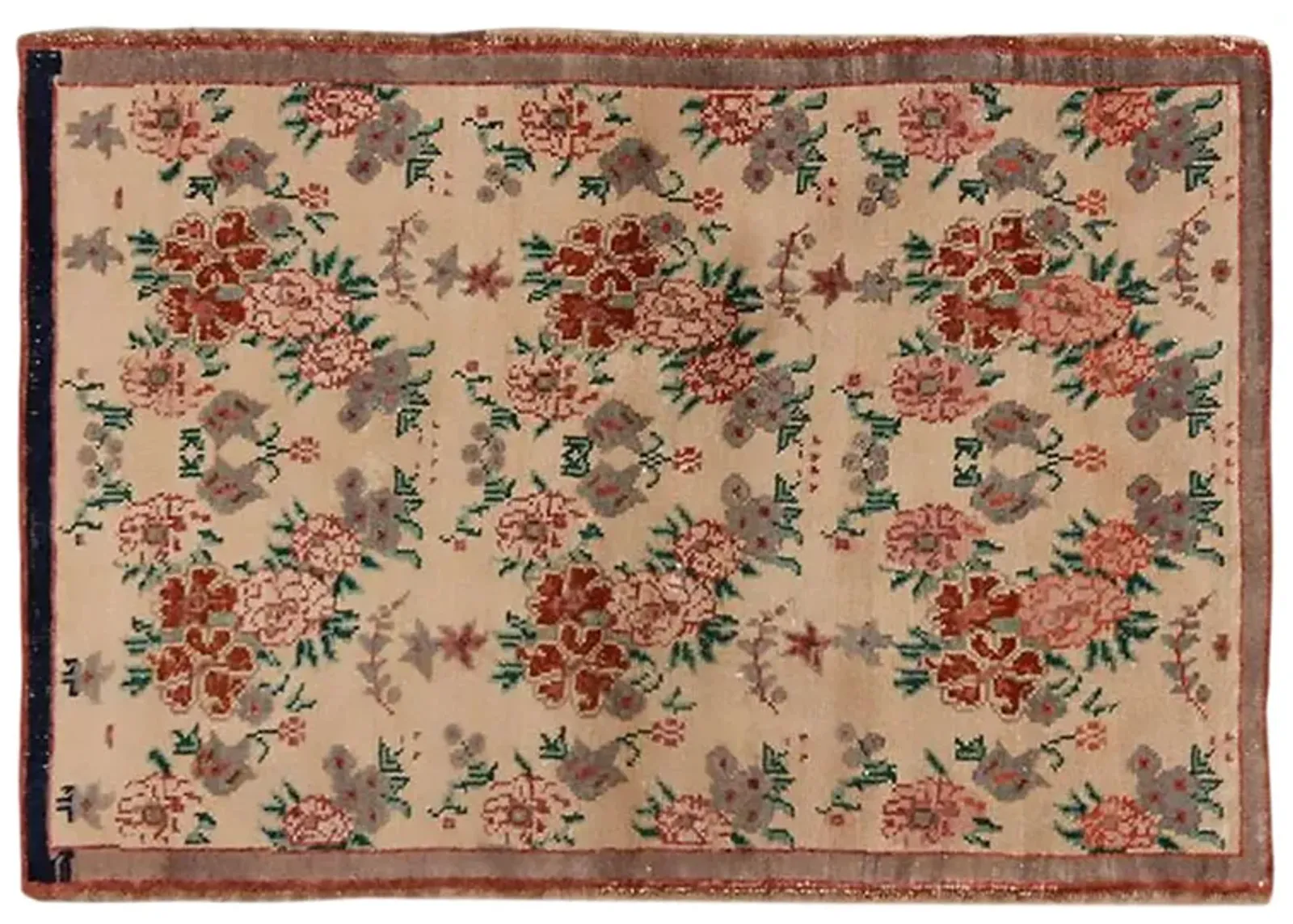 Turkish Oushak Rug - 2'9 x 3'11 - beige - beige