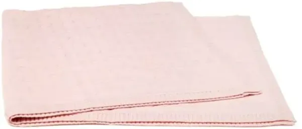Cable-Knit Cashmere-Blend Baby Blanket - Baby Pink