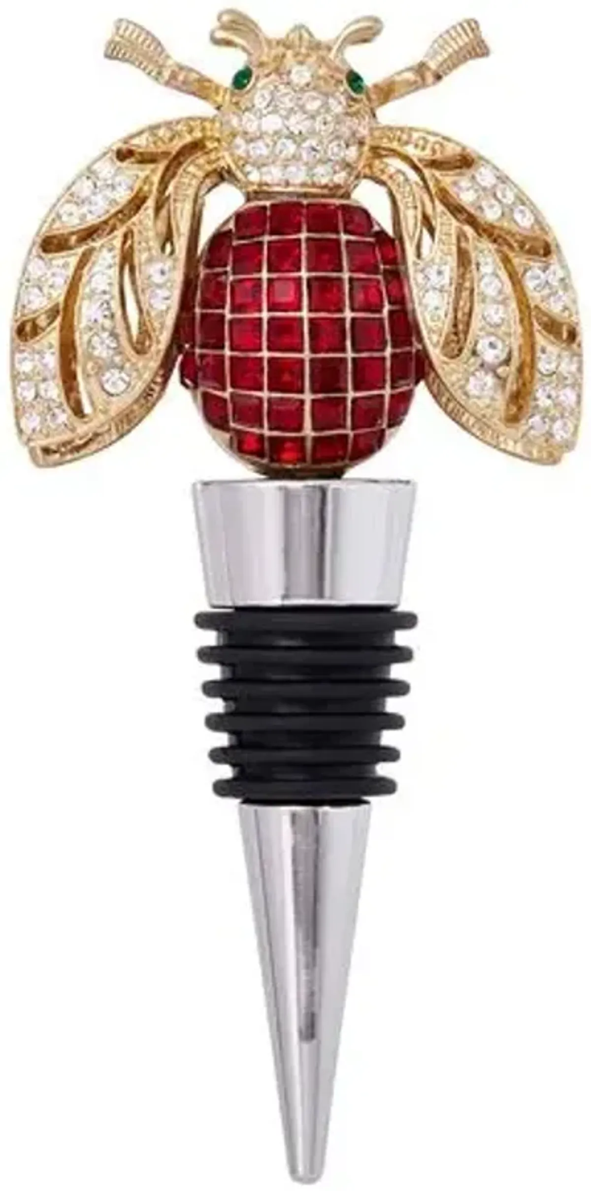 Sparkle Bee Wine Stopper - Gold - Joanna Buchanan - Multi