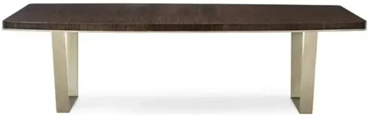 Steamline Dining Table - Aged Bourbon