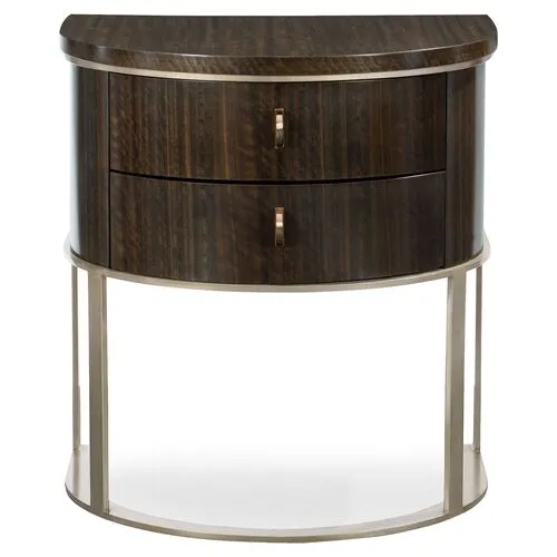 Moderne Nightstand - Aged Bourbon