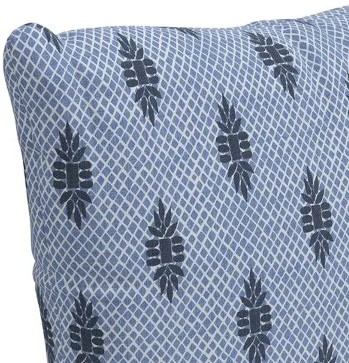 Libby Pillow - Navy Boca Medallion