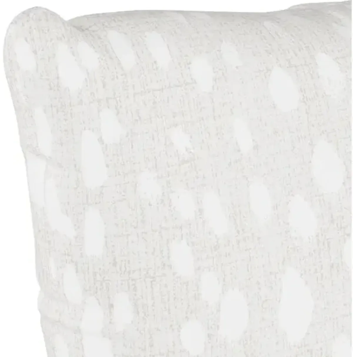 Linen Leopard Pillow - Ivory