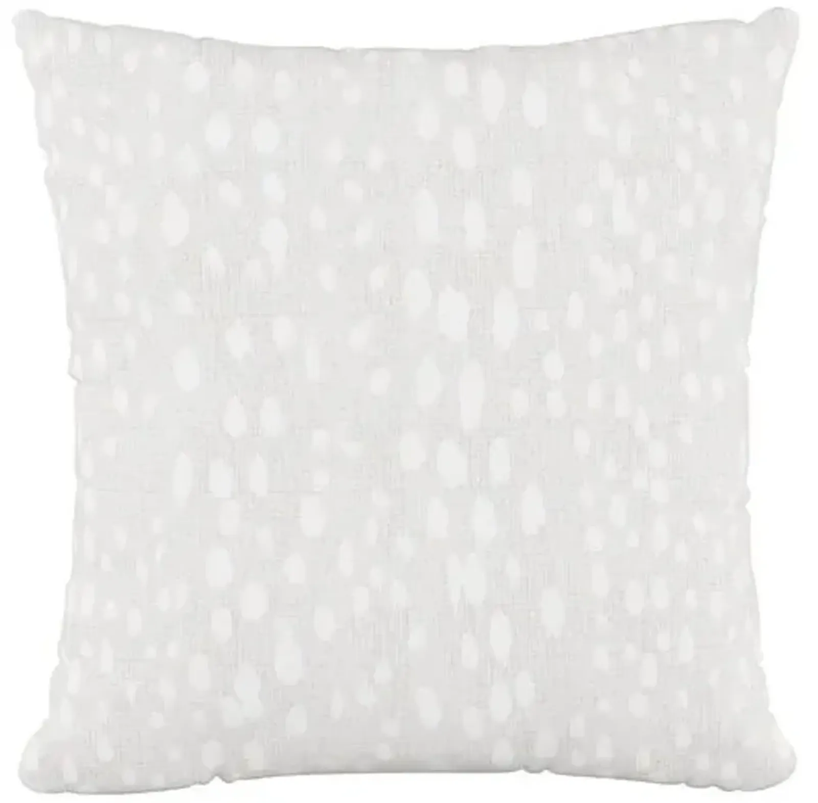 Linen Leopard Pillow - Ivory