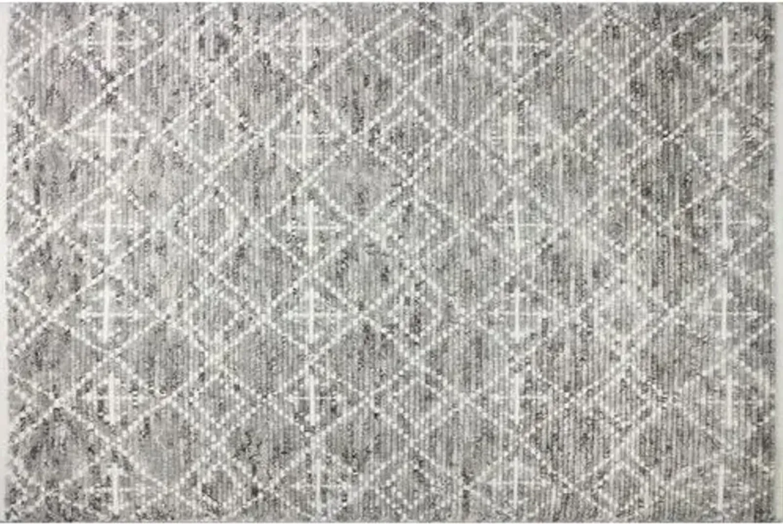 Rafik Hand-Knotted Rug - Gray - Gray