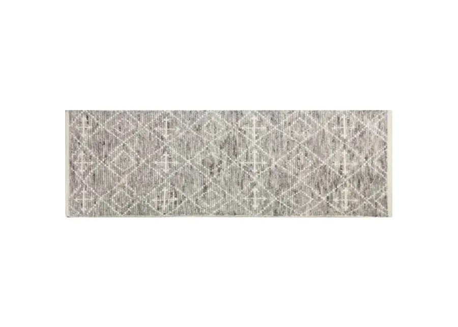 Rafik Hand-Knotted Rug - Gray - Gray