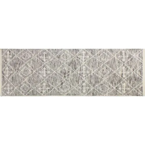 Rafik Hand-Knotted Rug - Gray - Gray