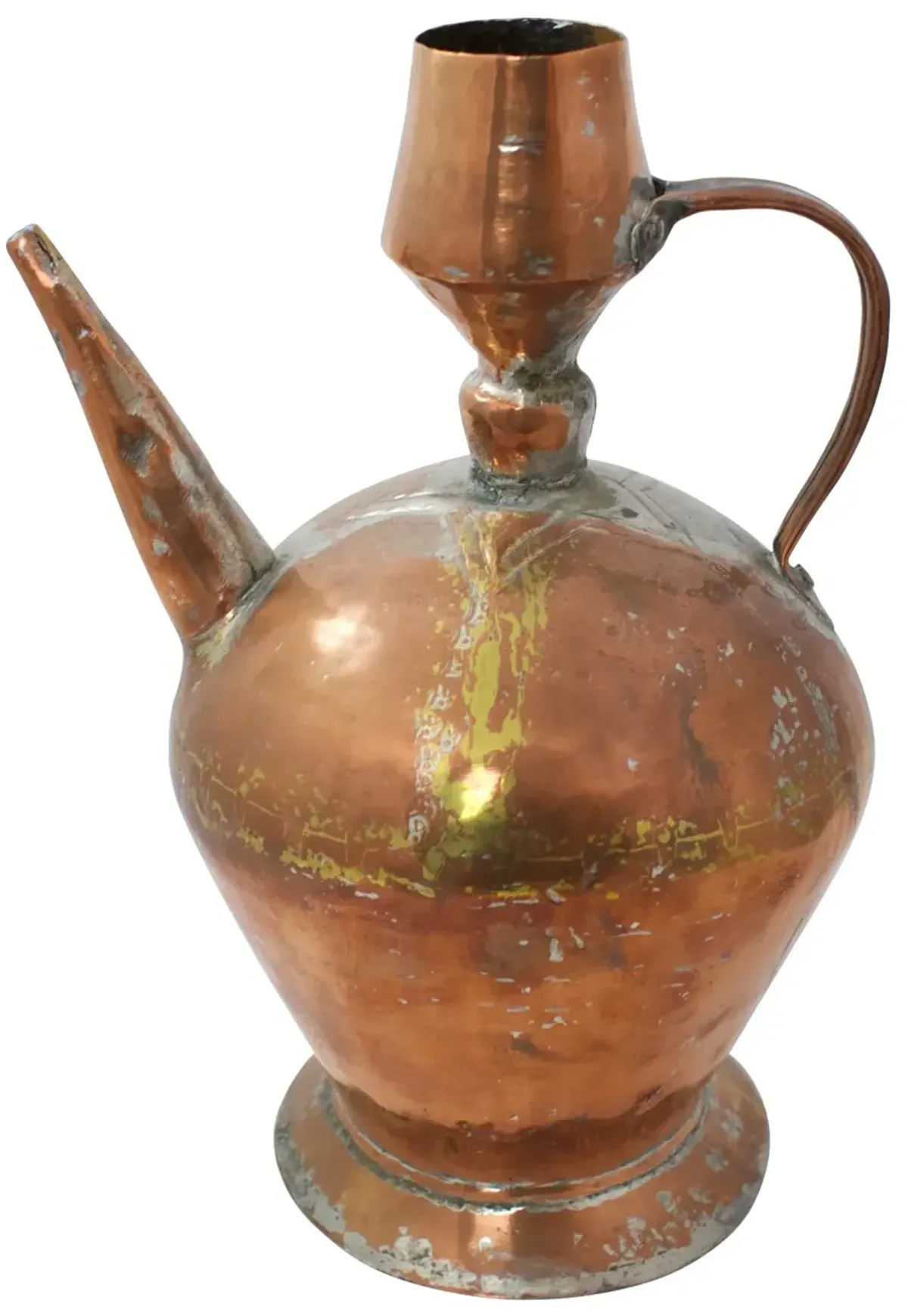 Handwrought Copper Pitcher - G3Q Designs - Gold