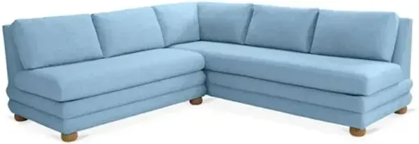 Millbrae Left-Facing Sectional - Chambray Linen