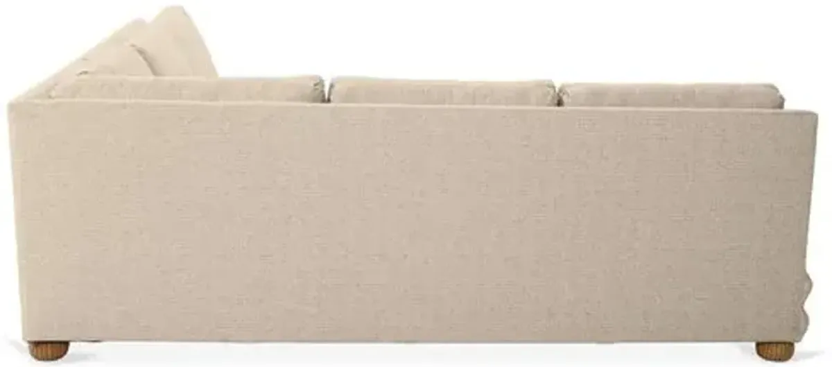 Millbrae Right-Facing Sectional - Dune Linen