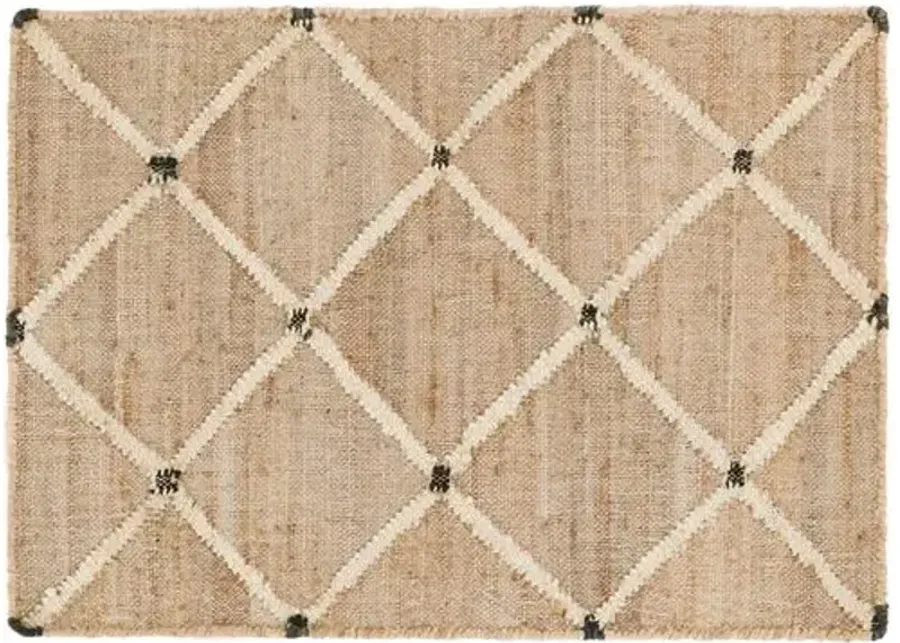 Kali Jute Rug - DASH & ALBERT - Beige - Beige