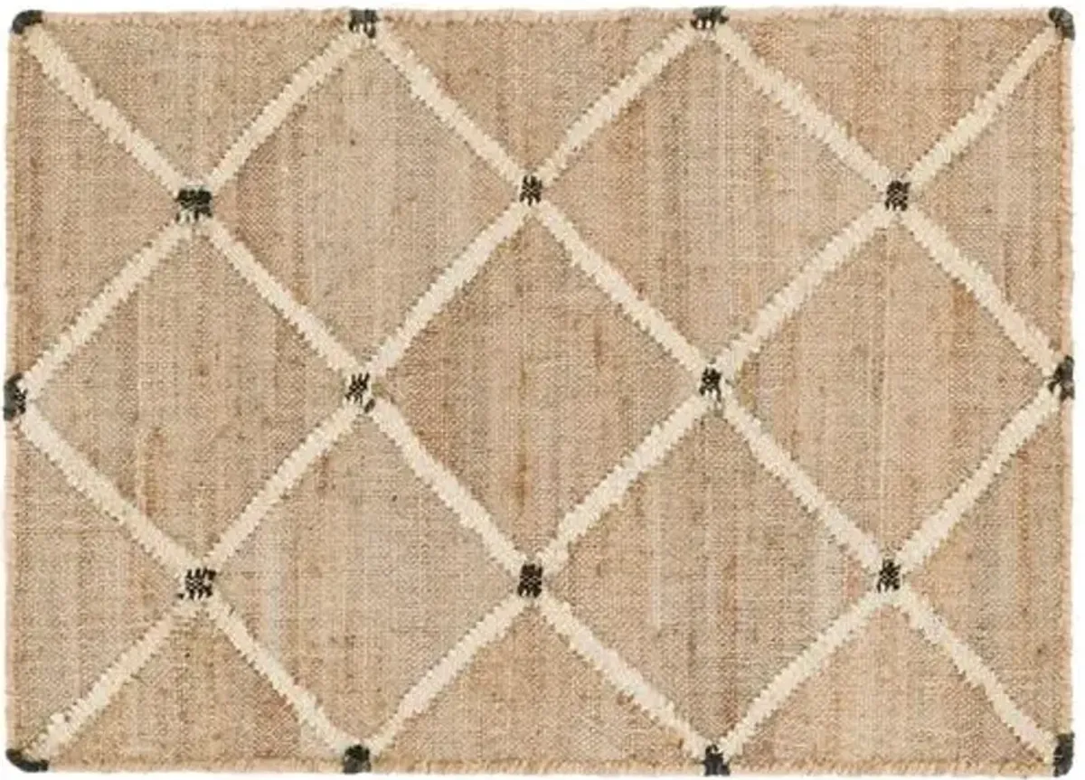 Kali Jute Rug - DASH & ALBERT - Beige - Beige