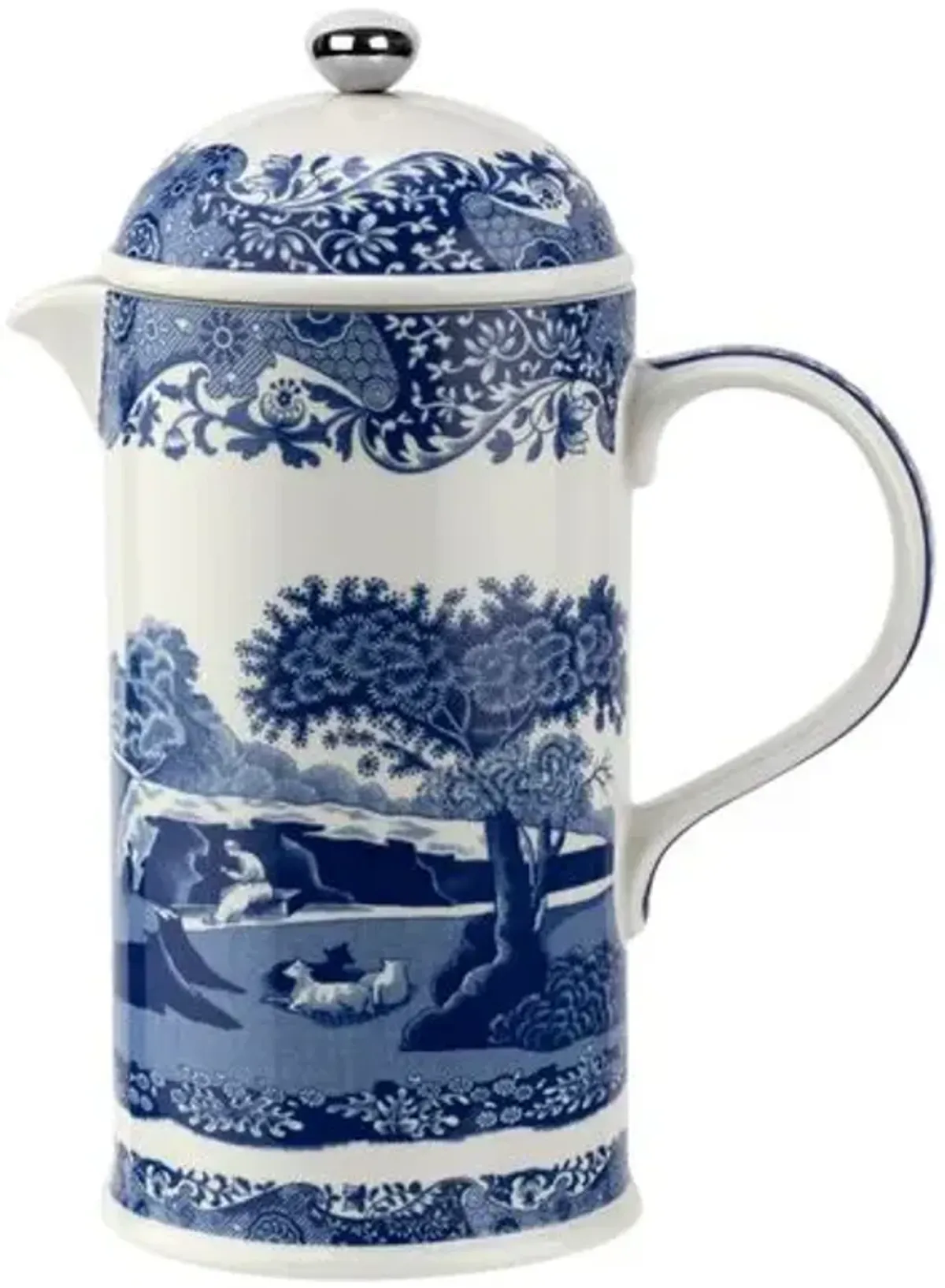 Spode Blue Italian Cafetiere