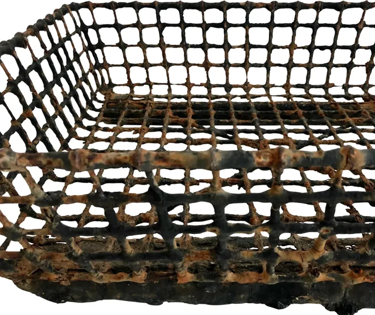 French Wire Oyster Basket - Ballyhoo - Brown