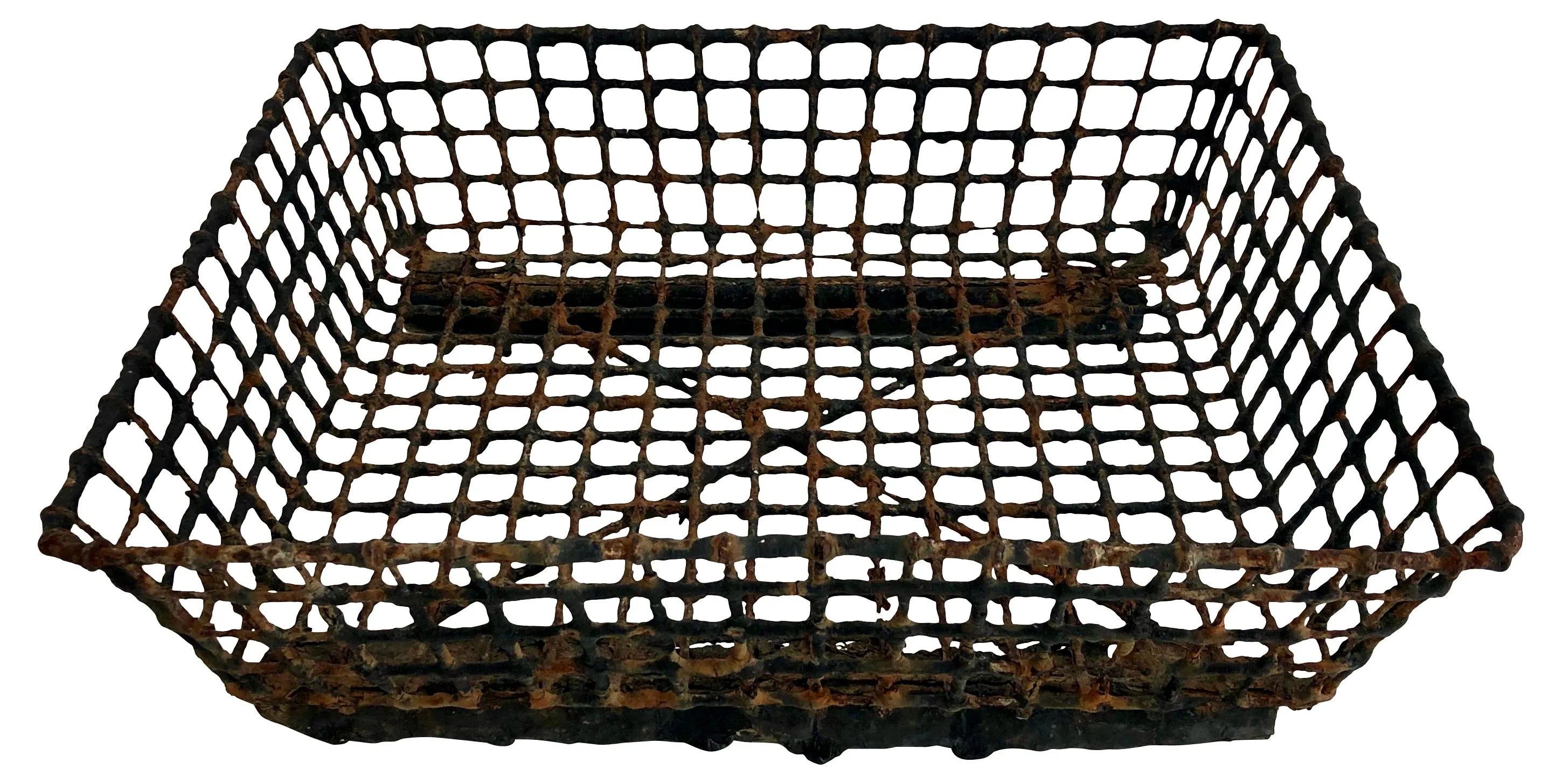 French Wire Oyster Basket - Ballyhoo - Brown