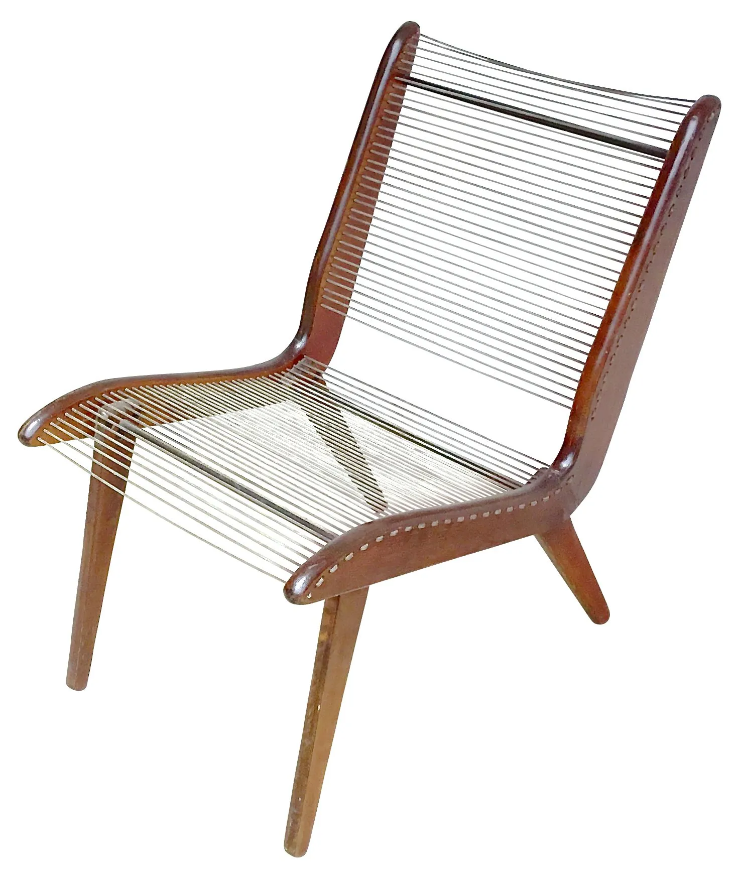 MCM String Chair by Carl Koch - Vermilion Designs - brown