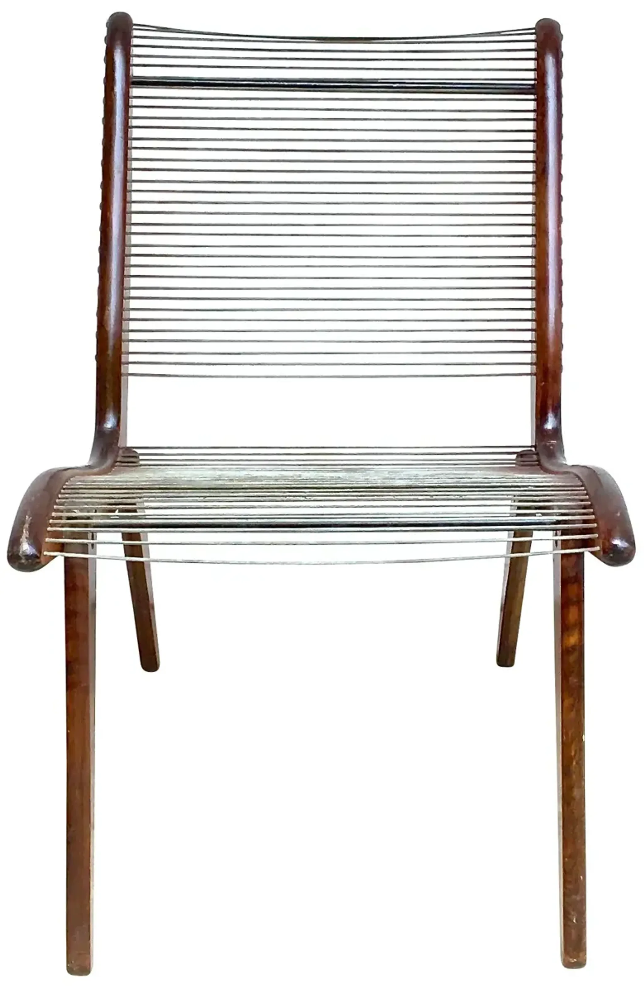 MCM String Chair by Carl Koch - Vermilion Designs - Brown | Furniture.com