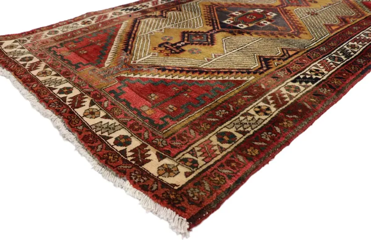 Persian Azerbaijan Runner - 3'4 x 14'9 - Esmaili Rugs & Antiques - Red - Red