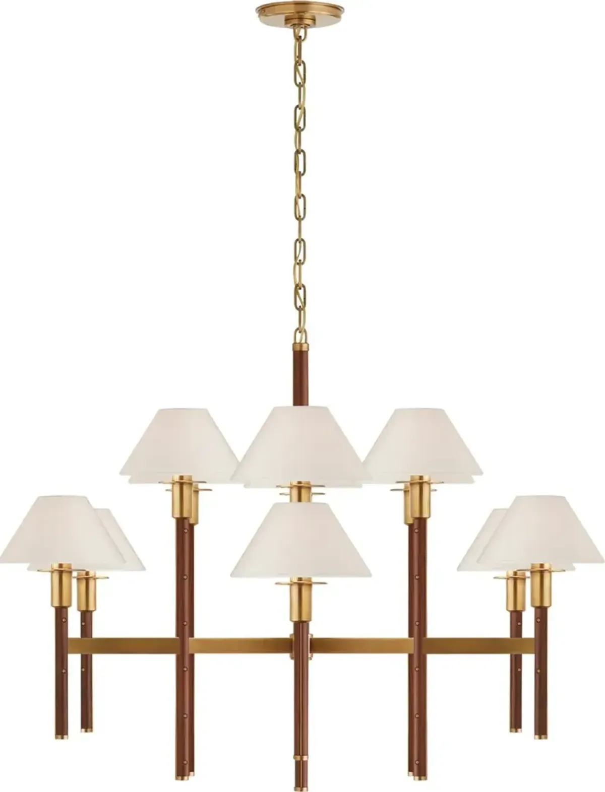 Ralph Lauren Home - Visual Comfort - Radford Two-Tier Chandelier - Gold