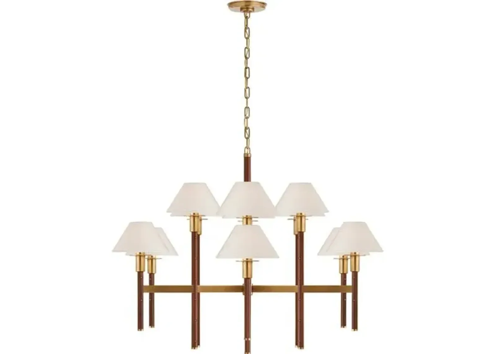 Ralph Lauren Home - Visual Comfort - Radford Two-Tier Chandelier - Gold