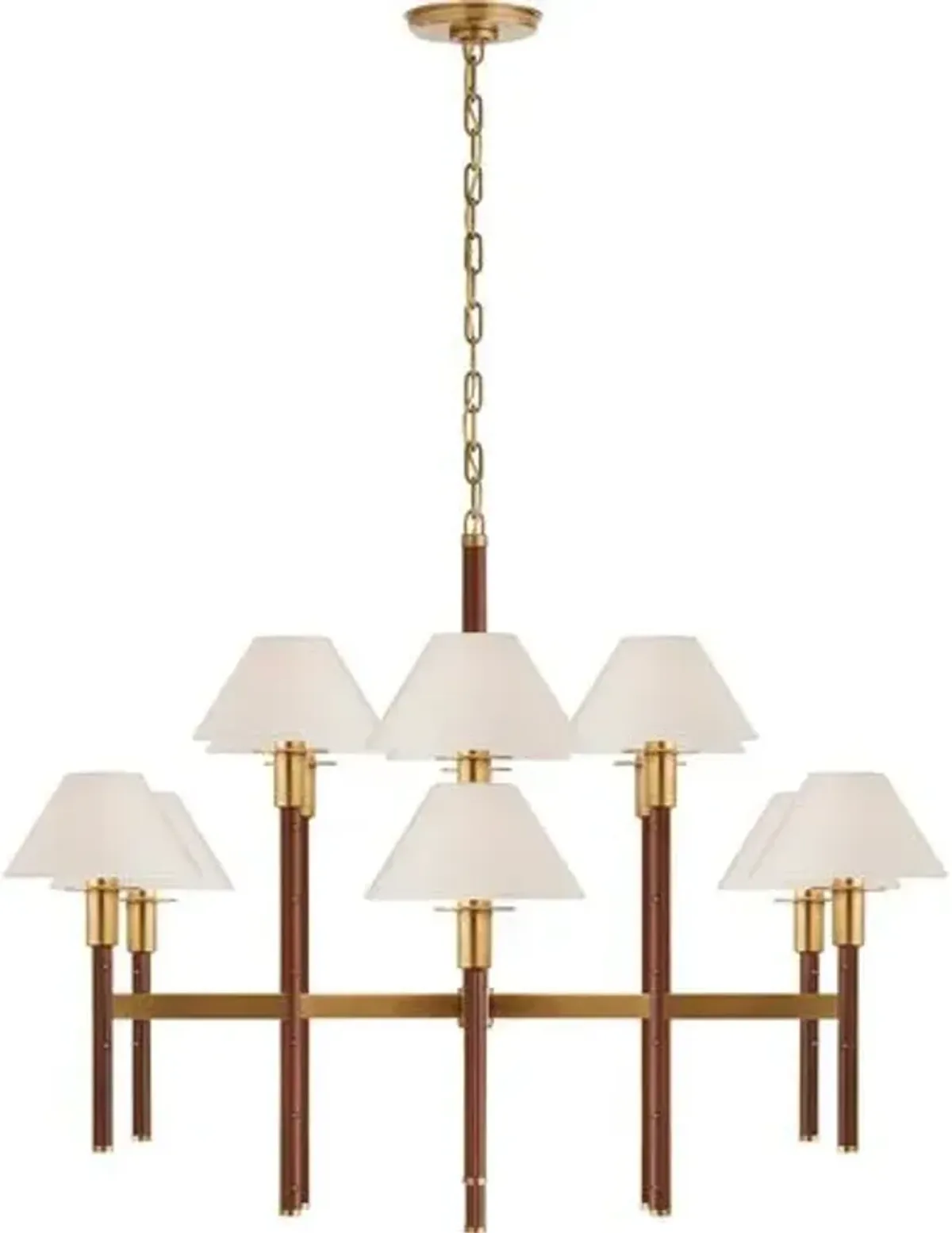 Ralph Lauren Home - Visual Comfort - Radford Two-Tier Chandelier - Gold