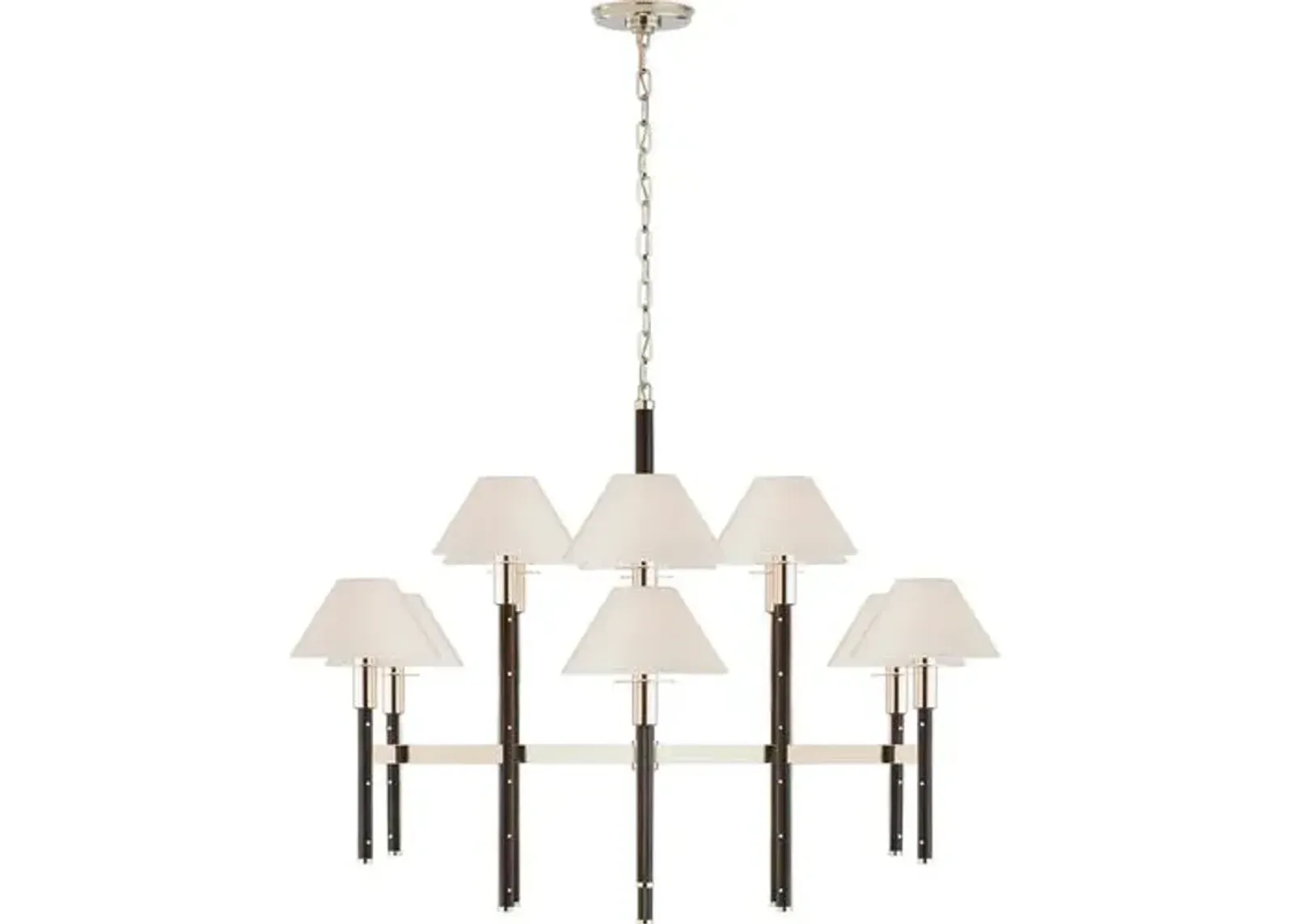 Ralph Lauren Home - Visual Comfort - Radford Two-Tier Chandelier - Silver