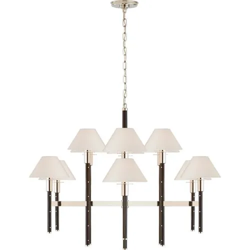 Ralph Lauren Home - Visual Comfort - Radford Two-Tier Chandelier - Silver