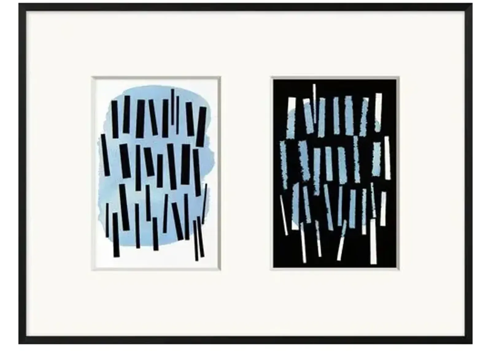 Rob Delamater - Beyond Blue Diptych