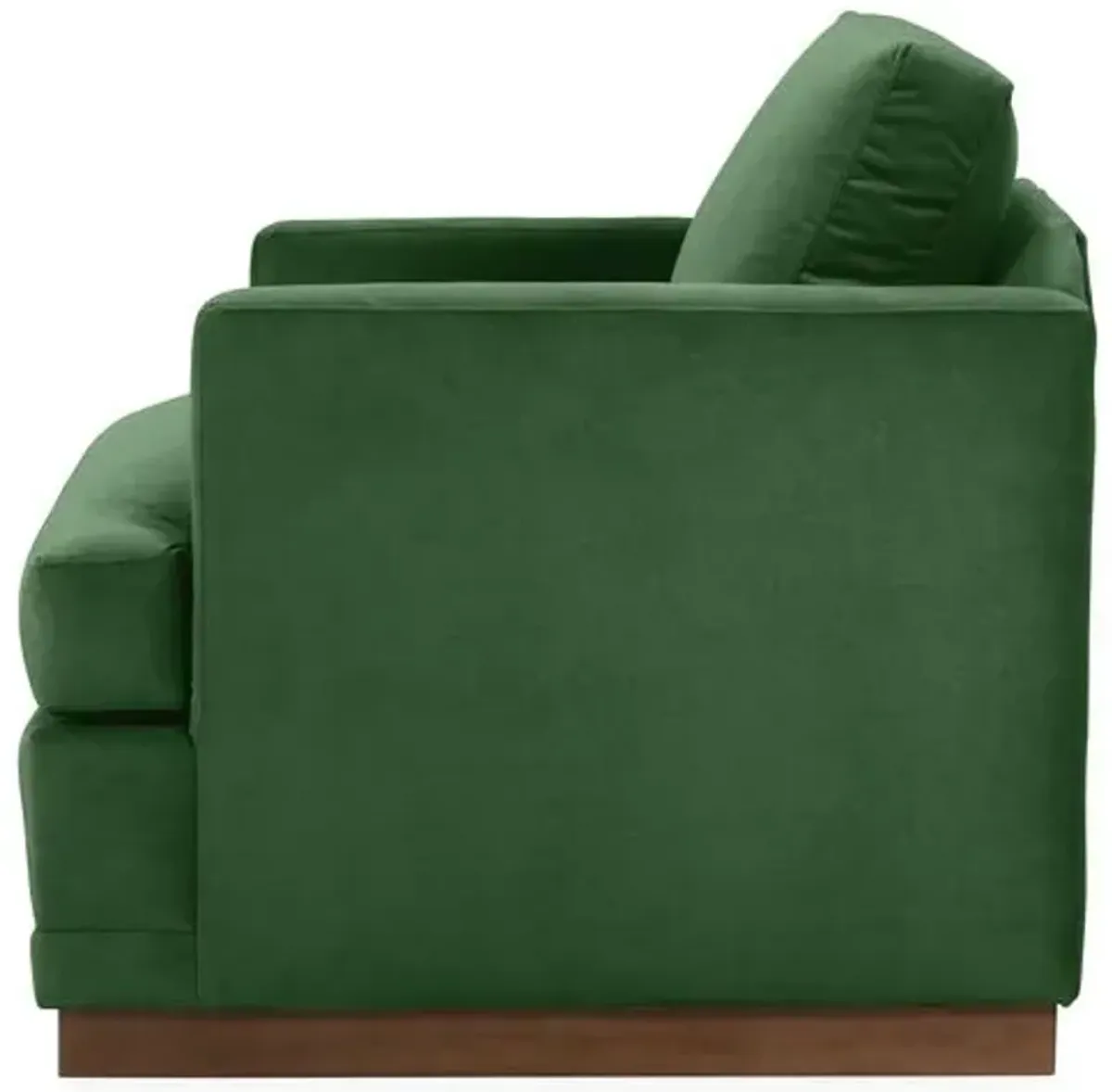 Shaw Velvet Swivel Club Chair - Hancrafted in the USA