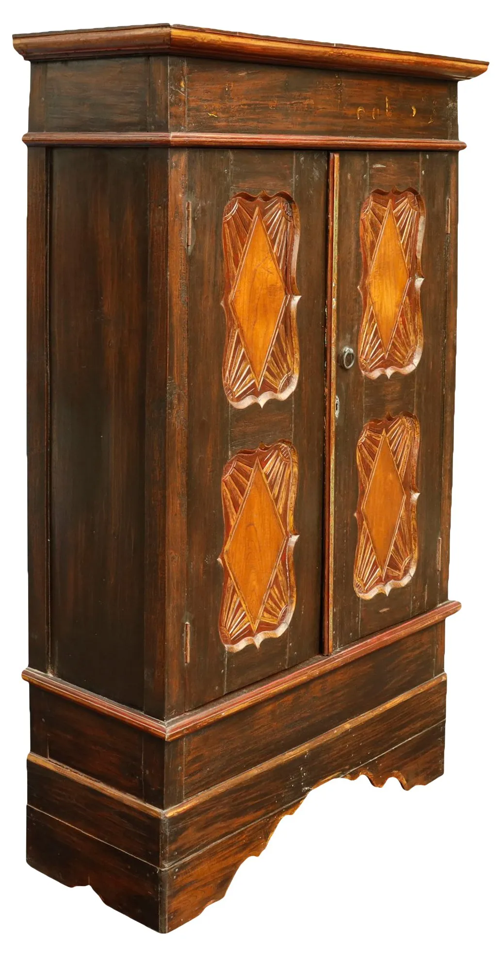 Simply Carved Craftsman Style Wardrobe - Interesting Things - Brown