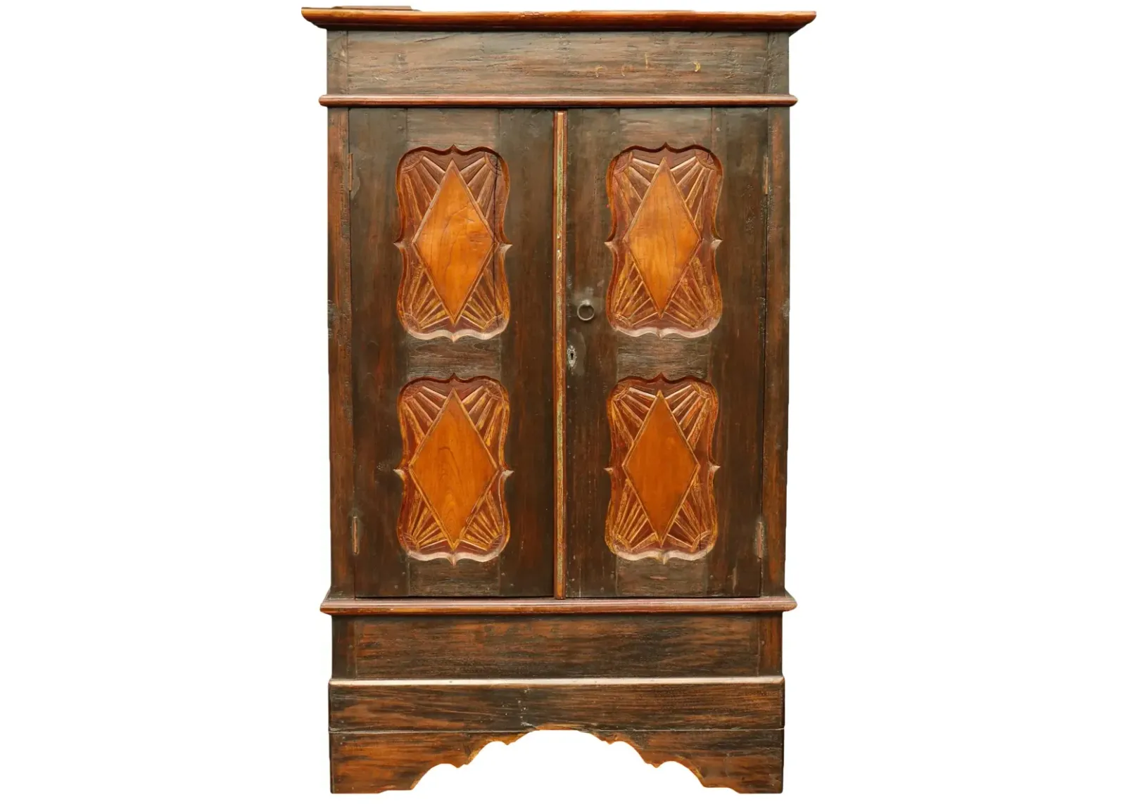 Simply Carved Craftsman Style Wardrobe - Interesting Things - Brown