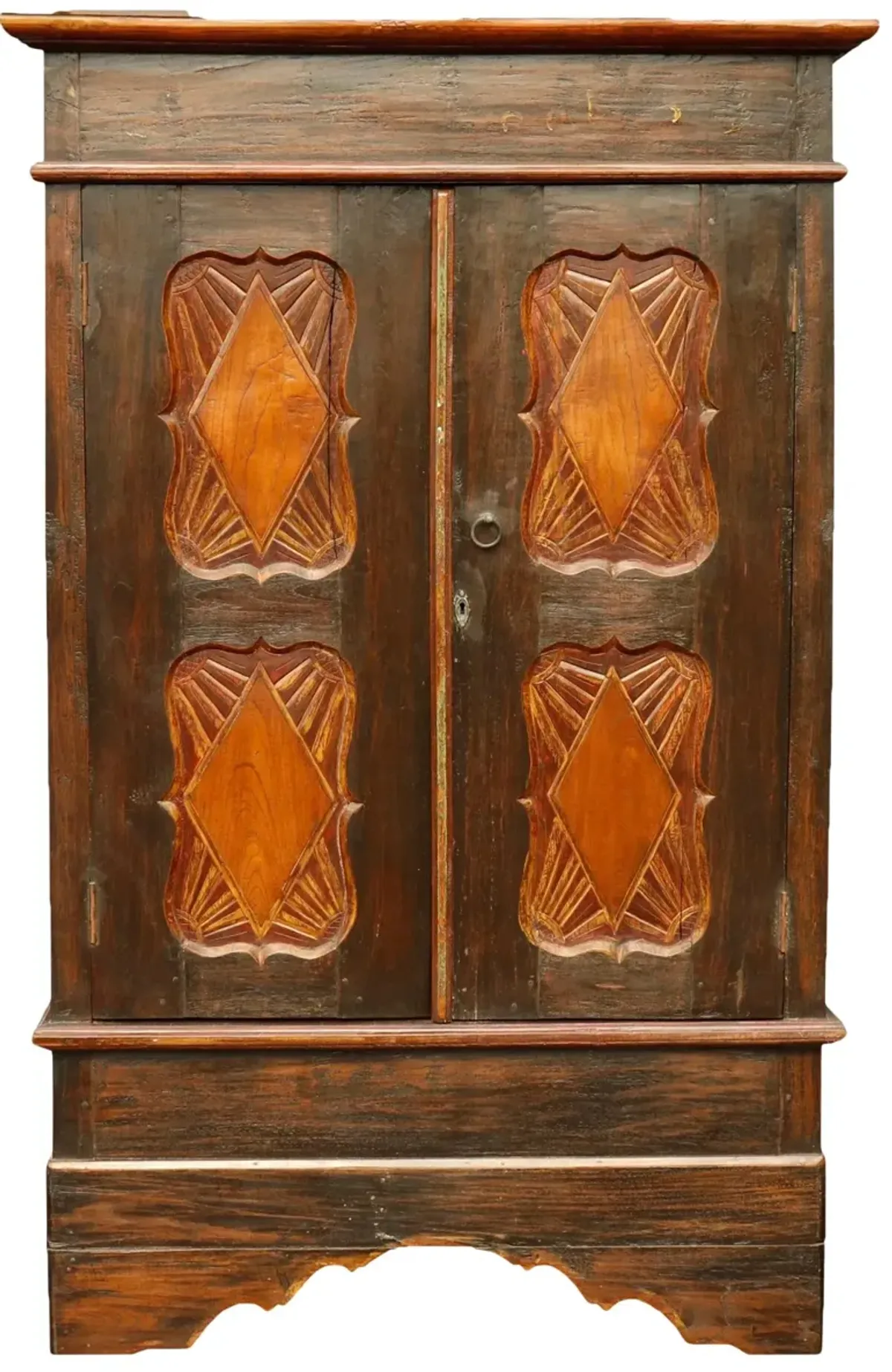 Simply Carved Craftsman Style Wardrobe - Interesting Things - Brown