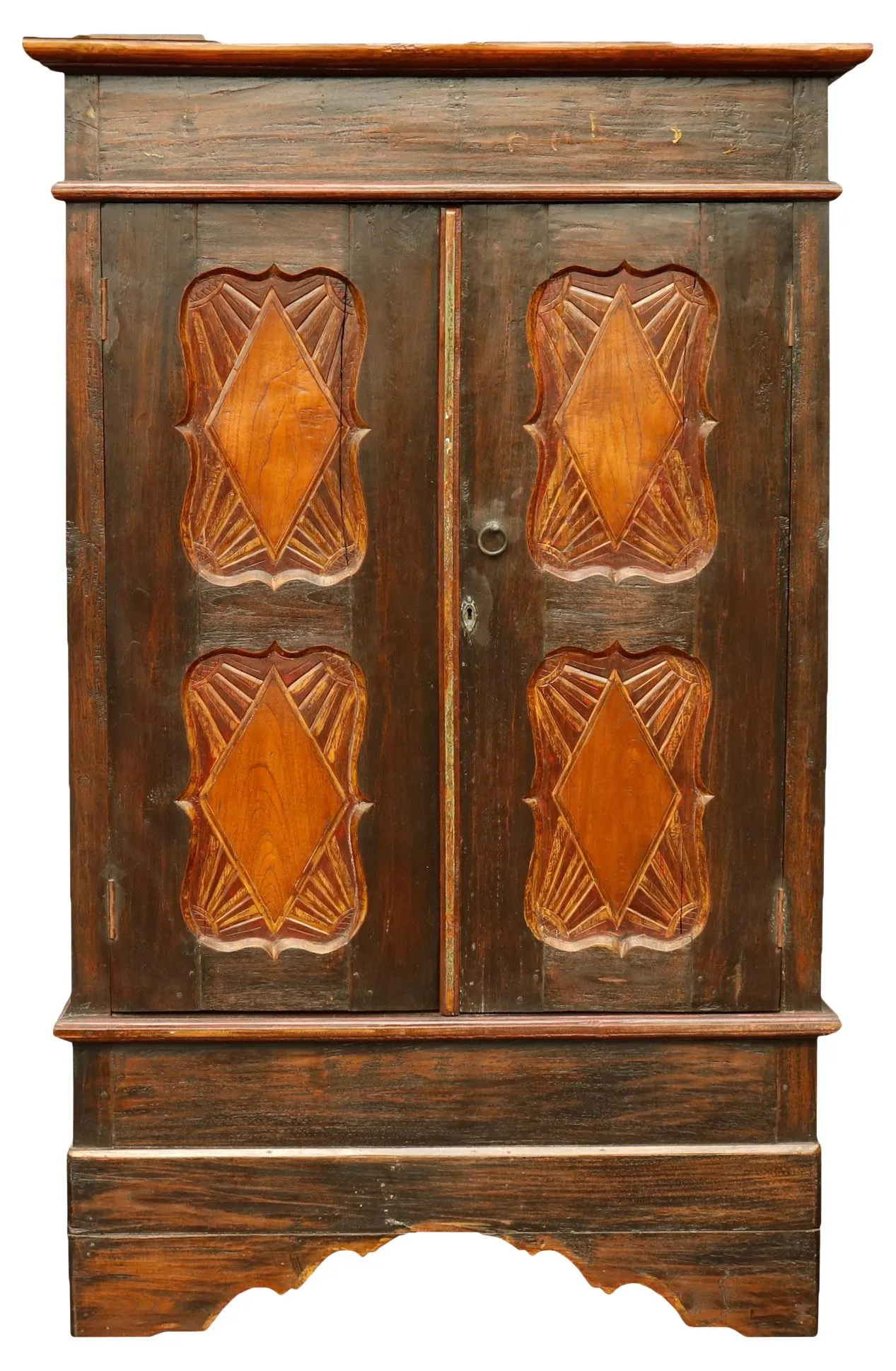 Simply Carved Craftsman Style Wardrobe - Interesting Things - Brown