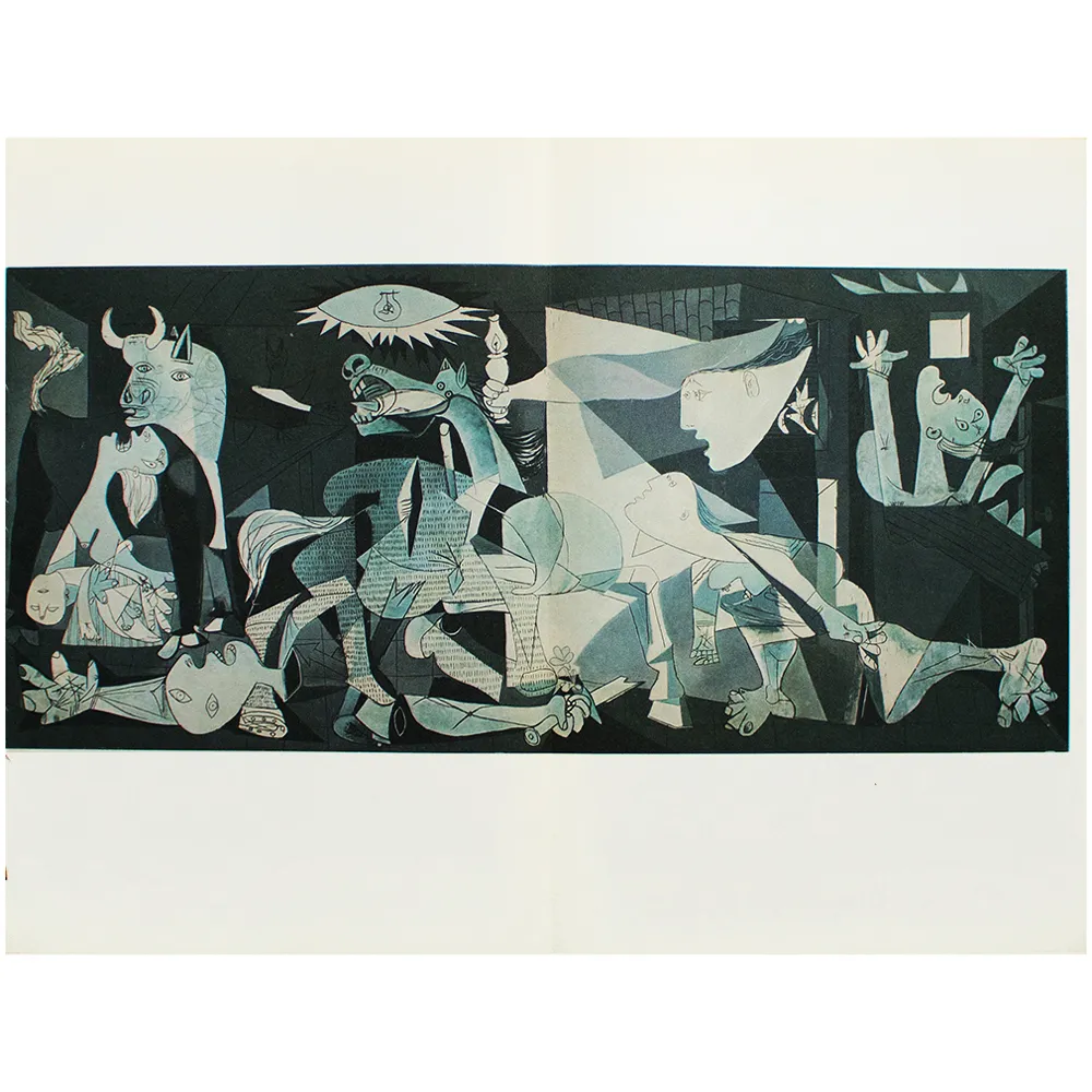 1960s Pablo Picasso - Guernica - Blue