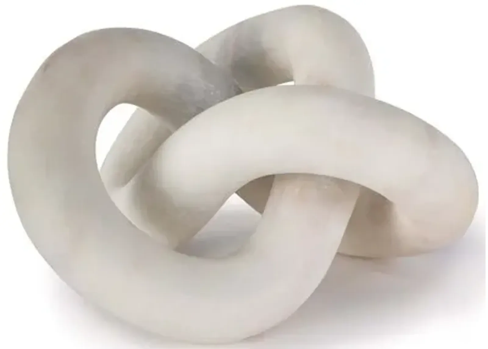 Cassius Marble Sculpture - White - Regina Andrew