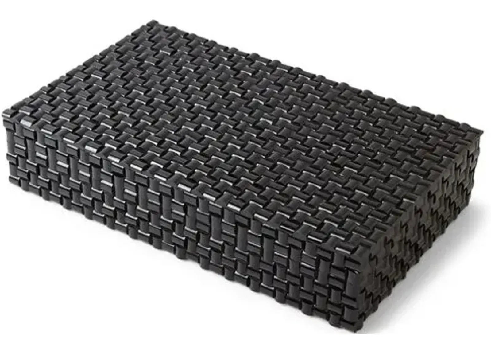 Woven Horn Box - Black - Global Views