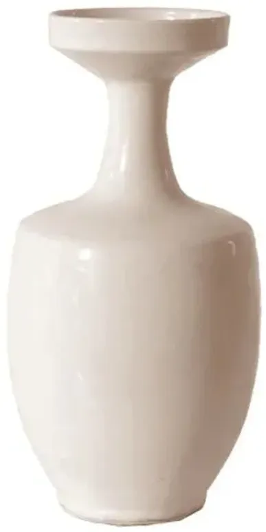 Ceramic Vase - White