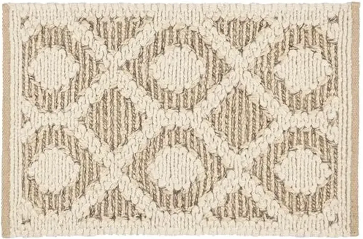 Capri Soumak Jute Rug - DASH & ALBERT - Beige - Beige