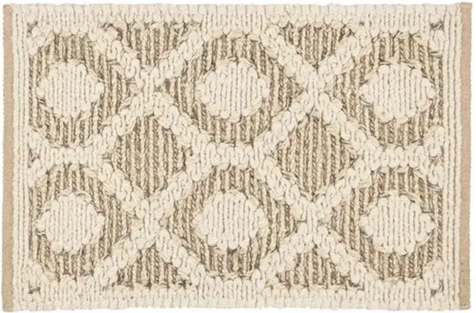 Capri Soumak Jute Rug - DASH & ALBERT - Beige - Beige