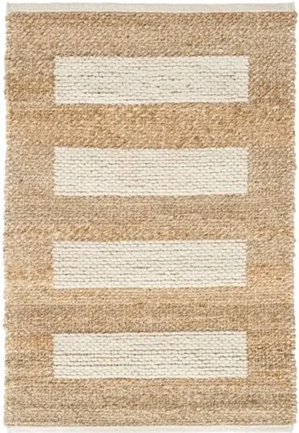 Milo Jute Reversible Rug - DASH & ALBERT - Ivory - Ivory