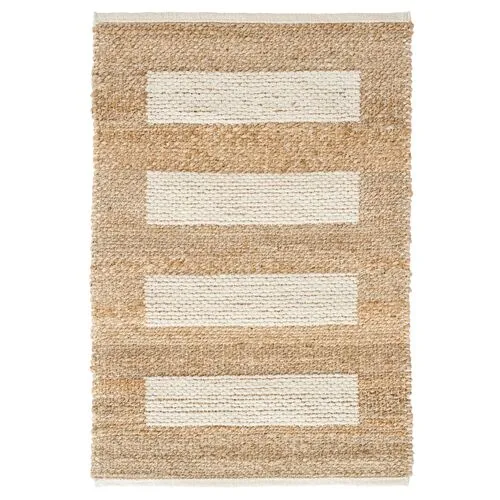 Milo Jute Reversible Rug - DASH & ALBERT - Ivory - Ivory