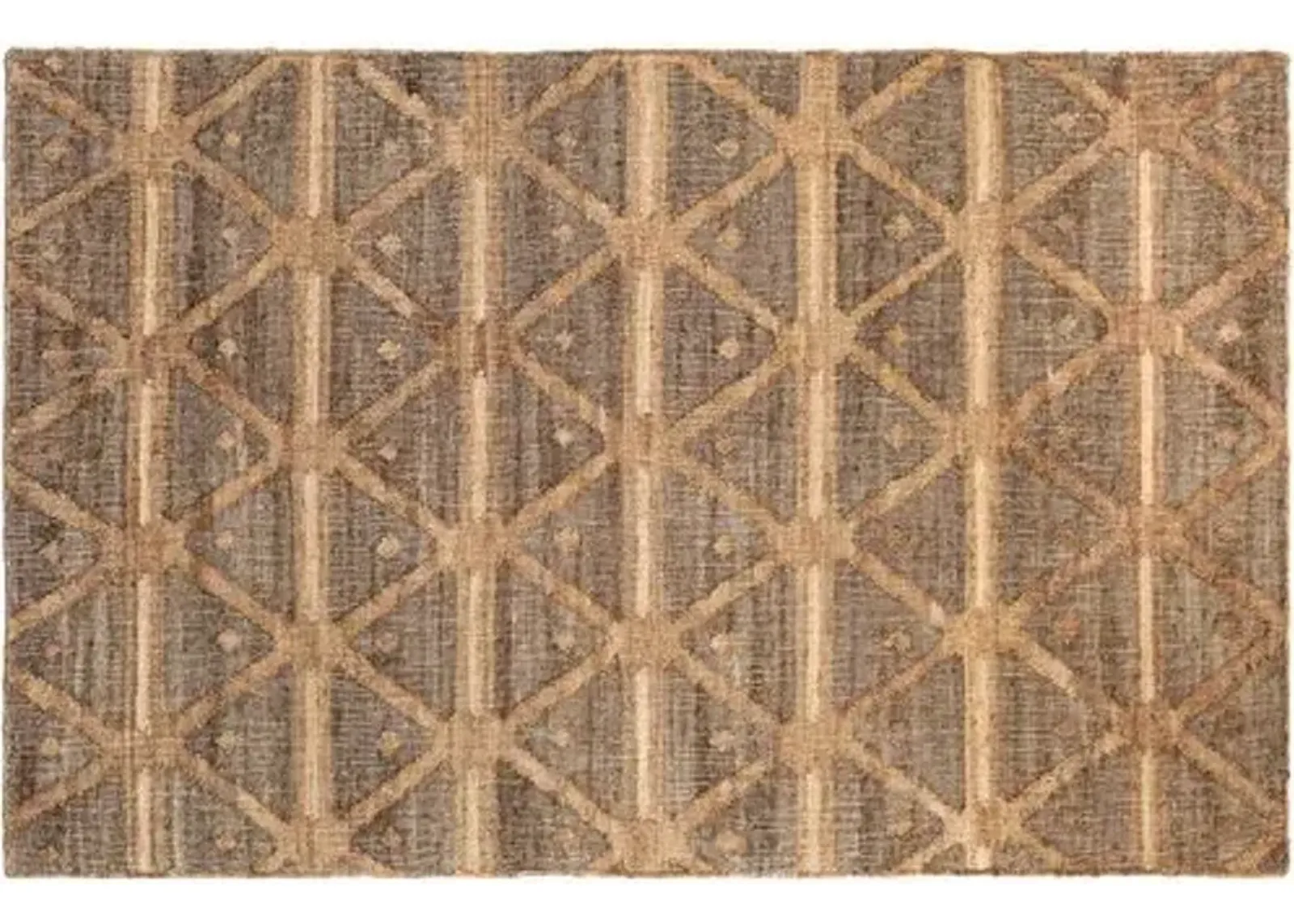 Rumi Jute Rug - DASH & ALBERT - Beige - Beige